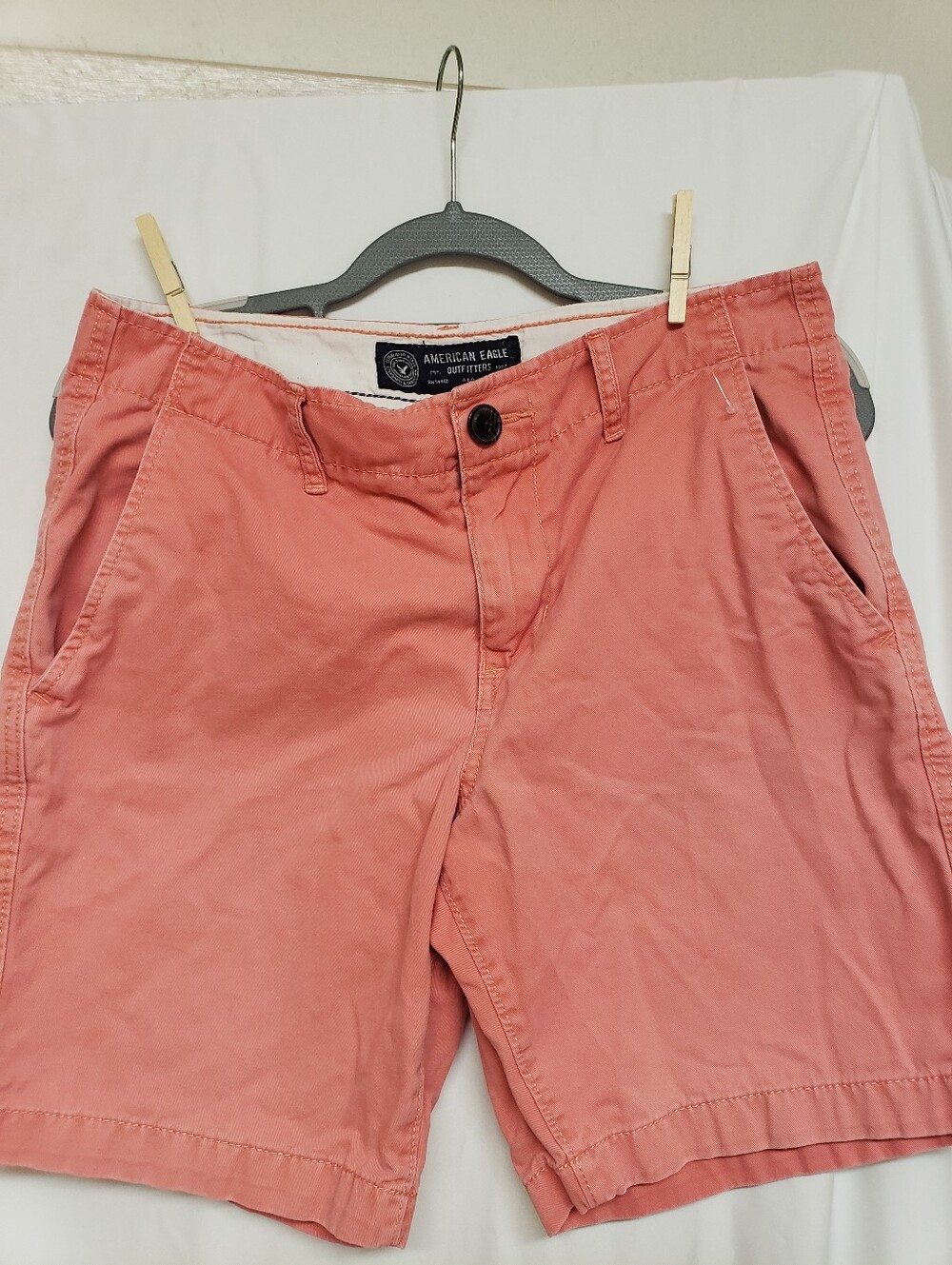 American Eagle Outfitters Next Level Flex Chino Shorts  Pink Size 30